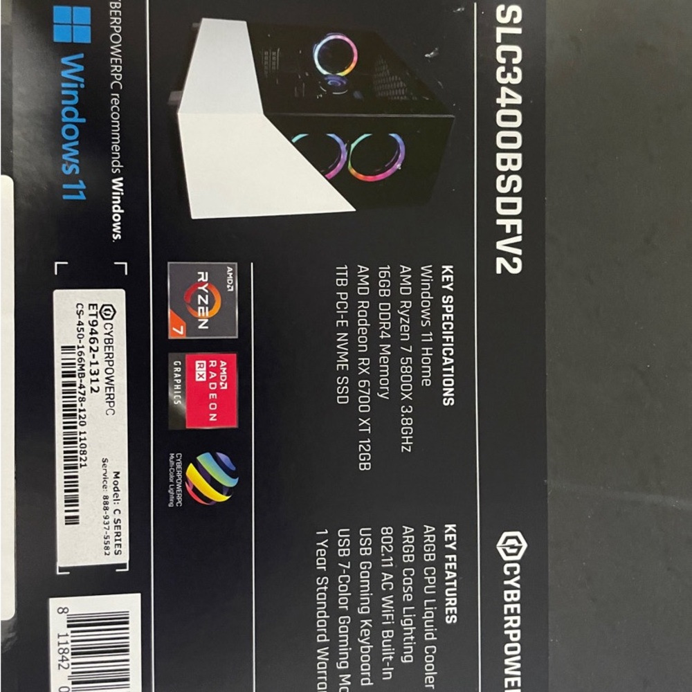 Windows 11 cyberpower Pc